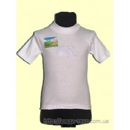 Футболка со стразами \"Американка\" 2-062