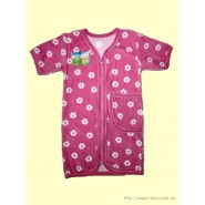 Халат с коротким рукавом 3-022