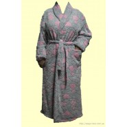 Халат женский набивной  8-019