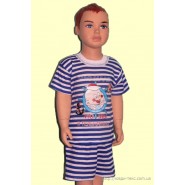 1-103 Футболка +шорты \"Нас мало,но мы в тельняшках\"