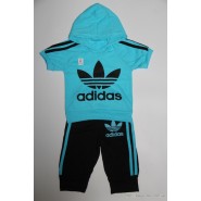 Футболка с капюшоном+бриджи "Адик" 1-151